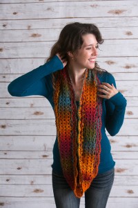 Autumn Sunrise Infinity Scarf