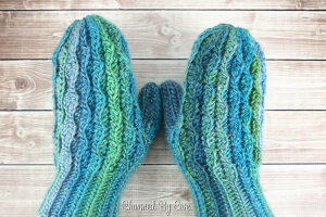 Charmed By Ewe Wonderland Mittens Crochet Pattern (2)