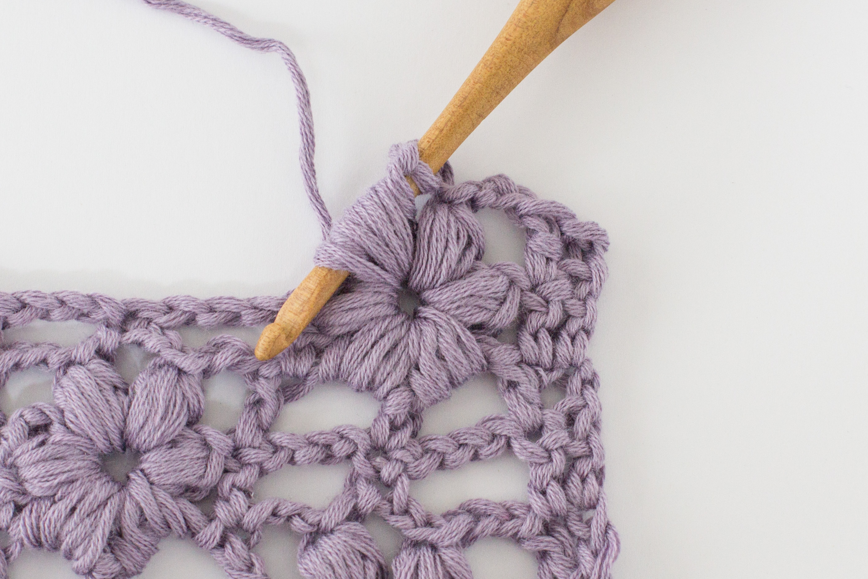 How To Crochet The Flower Puff Stitch