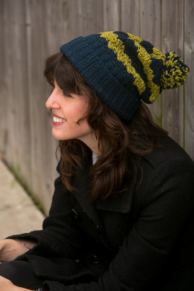 5 Little Monsters: Double Cluster Crocheted Hat
