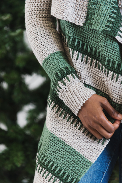 Balsam Fir Waterfall Cardigan - I Like Crochet