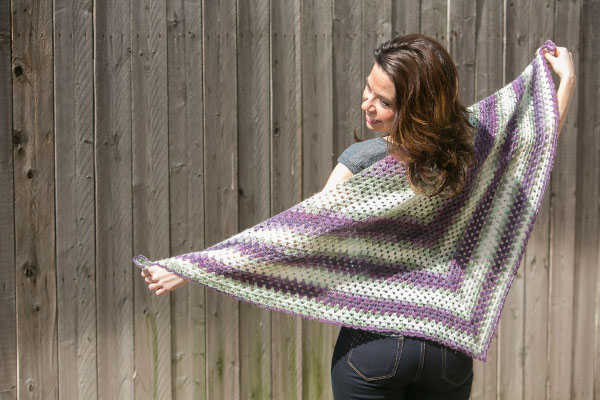 Beginner's Crochet Triangle Shawl