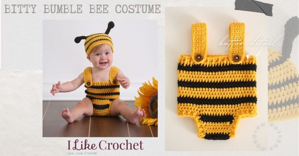 Bitty Bumble Bee Costume I Like Crochet