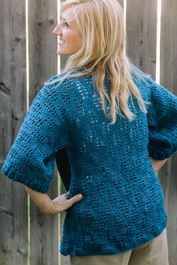 Blueberry Fields Kimono - I Like Crochet