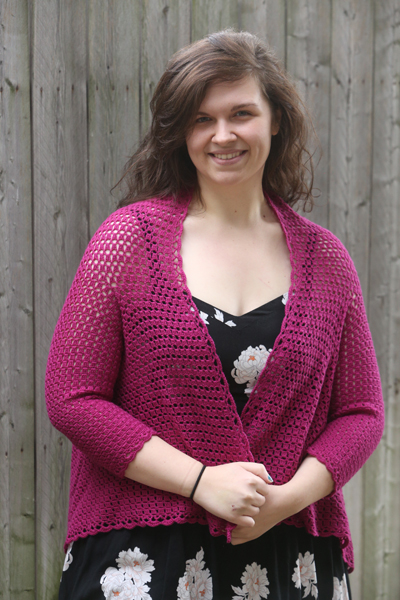 Balsam Fir Waterfall Cardigan - I Like Crochet