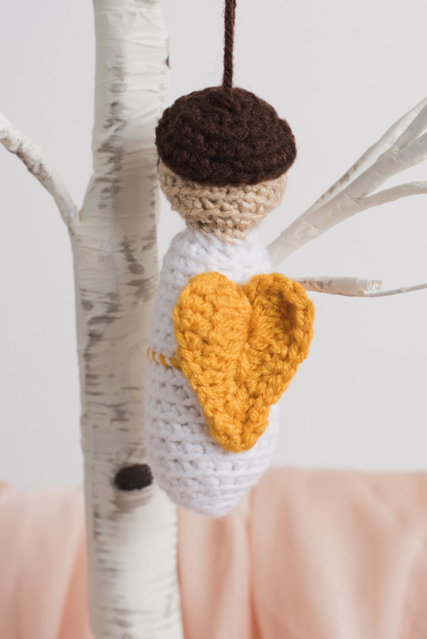 Cherub Crochet Ornament