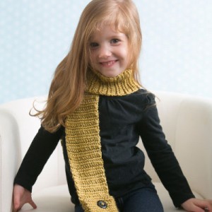 Children's Crochet Pocket Scarve Pattern