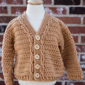 Classic Cables Toddler Cardigan