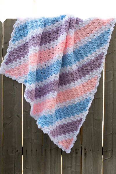 Baby Corner to Corner Crochet Blanket