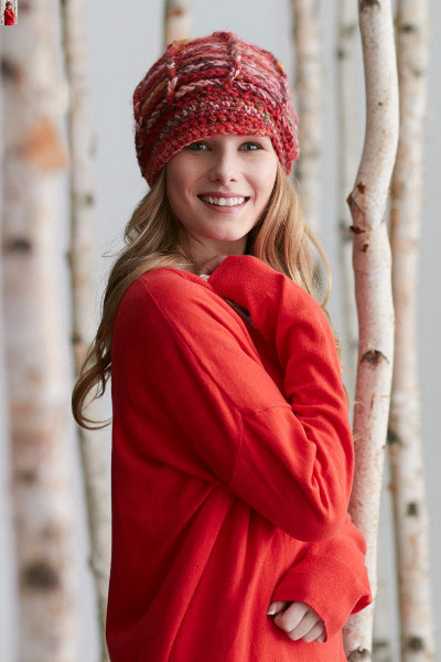 Cranberry Bliss Hat - I Like Crochet