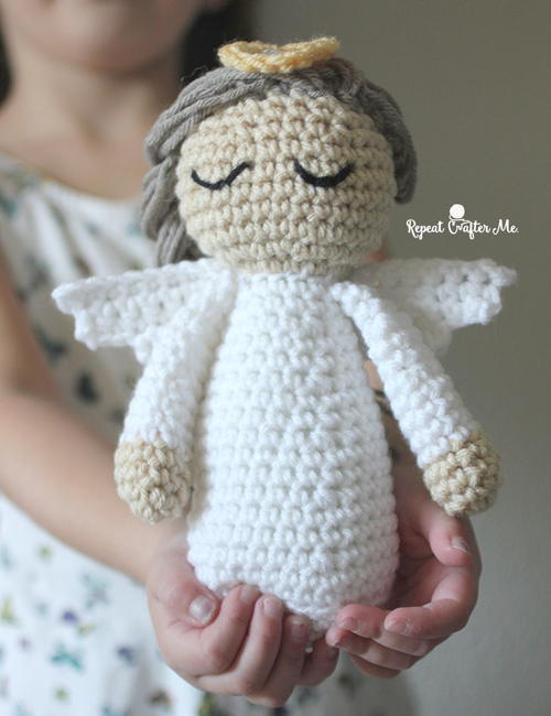 Divine Angel Crochet Doll