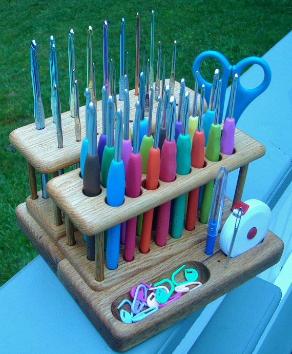 The Elite Crochet Hook Organizer Workstation - I Like Crochet