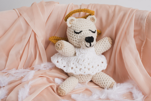 Gloria the Angel Bear Amigurumi 