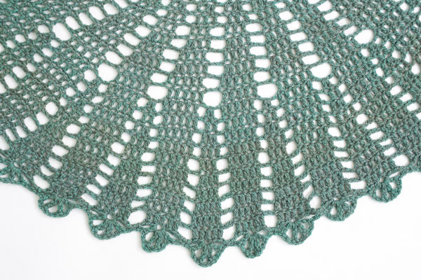 Half Circle Crochet Shawl 