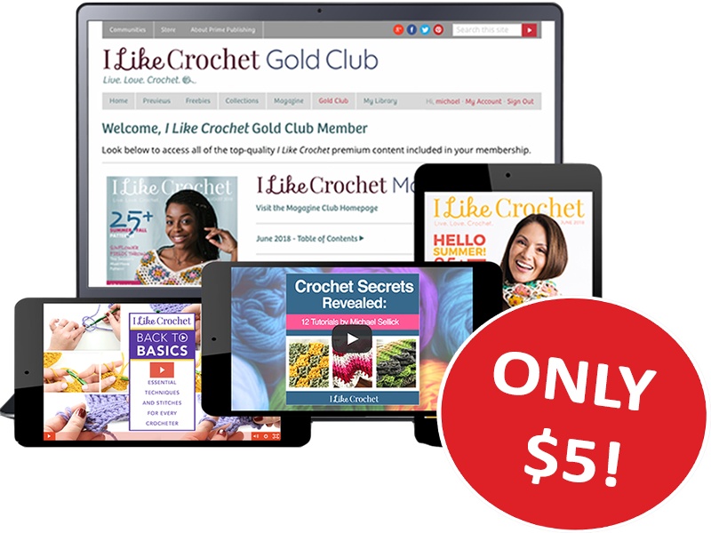 I Like Crochet Gold Club