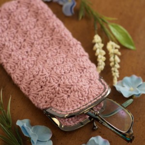 Pretty in Pink Eyeglass Case