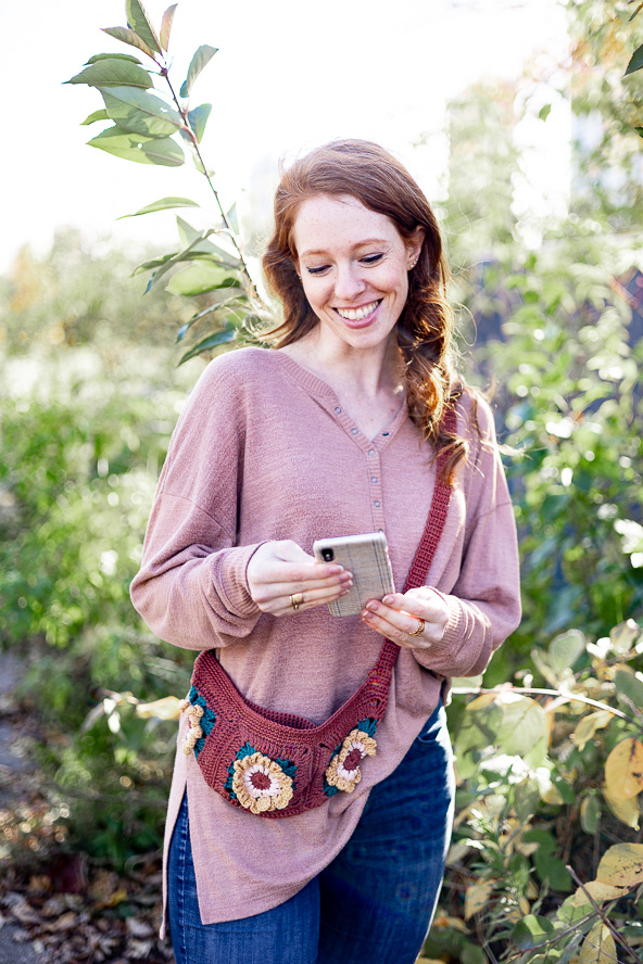 Pamela Granny Square Bum Bag - I Like Crochet