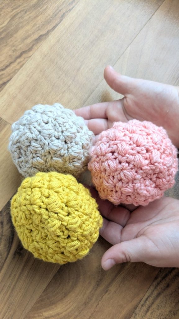 Playful Puff Stitch Footbag