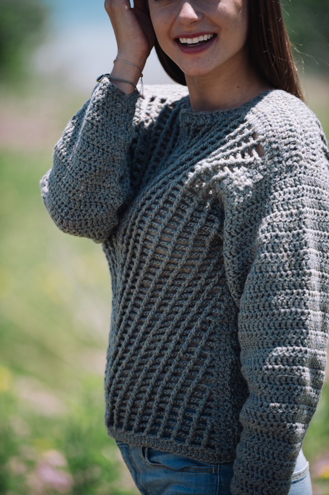 Raegan Mesh Sweater - I Like Crochet