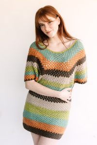 Ramona Granny Stitch Dress - I Like Crochet