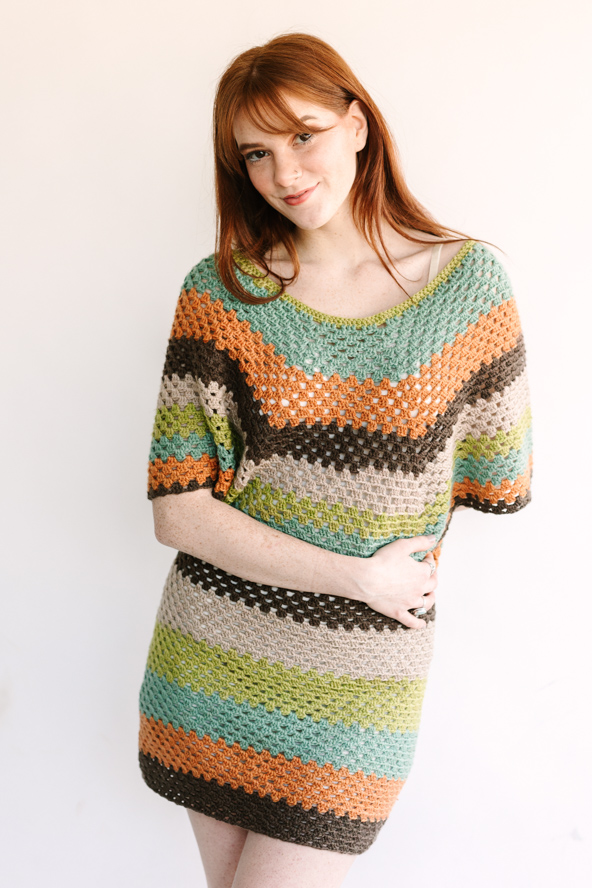 Free Stitch Club Retro Granny Crochet Top + Tutorial Pattern