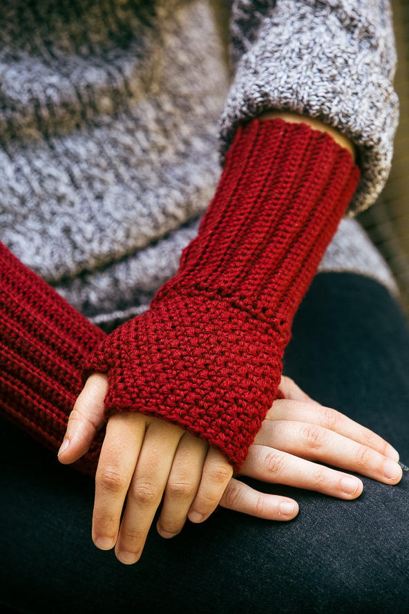 Regal Wrist Warmers Crochet Pattern - I Like Crochet