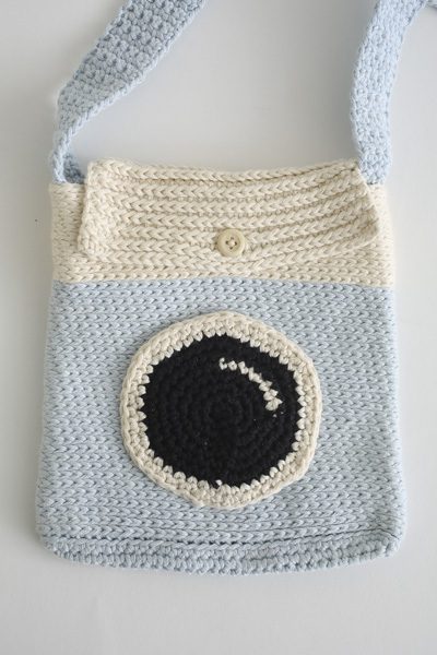 Say Cheese Camera Crochet Bag 1