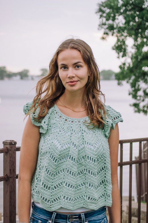 Seafoams Waves Chevron