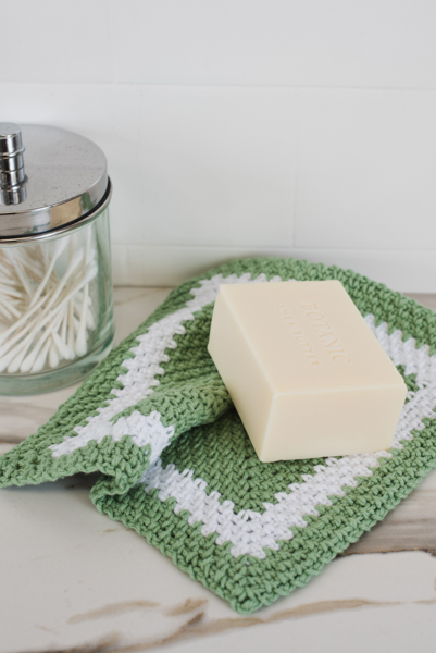 spearmint hand and face towels