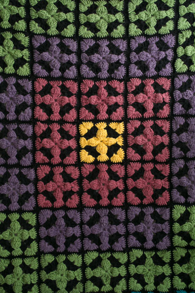 Stained Glass Granny Square Pattern
