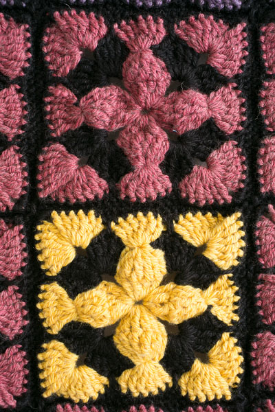 Stained Glass Granny Square Pattern