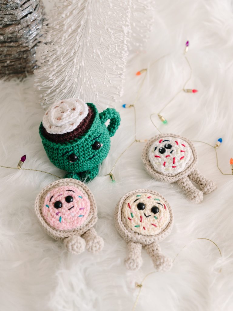 Amigurumi Hot Cocoa and Sugar Cookie crochet project