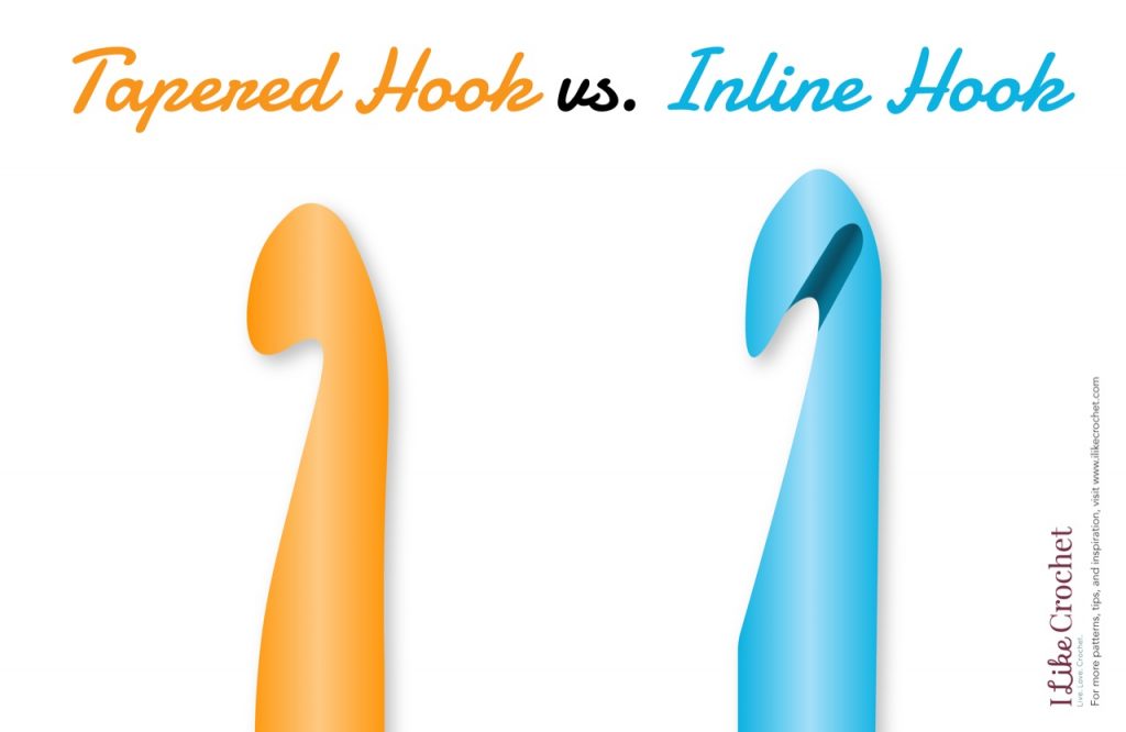 Hook debate: Inline or tapered? : r/crochet
