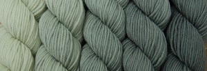 Need something a little more bulky? Go with the TSC Artyarns Zara Transitions gradient kit in shades of gray. This kit is sure to please even the most color averse person on your gift list. It’s an Italian yarn hand dyed here in the USA into a 7ounce, 480 yard gradient kit.