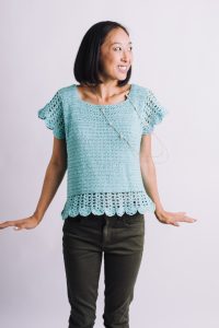 Vivi Ruffle Sleeve Top - I Like Crochet